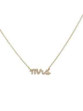 Sydney Evan Gold & Diamond Mrs Necklace
